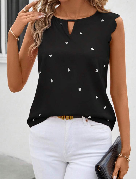 Laura - blusa sin mangas