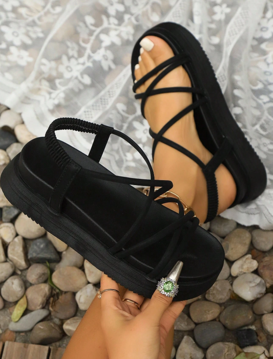 Julia - Zapatos de Plataforma con Cuña