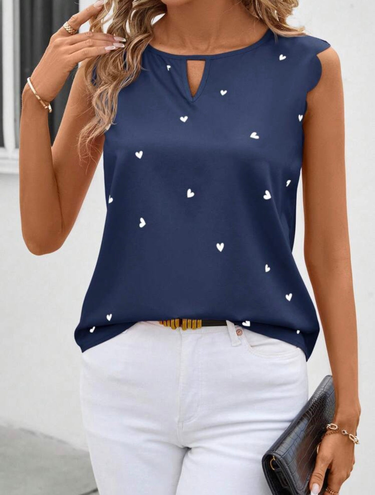 Laura - blusa sin mangas