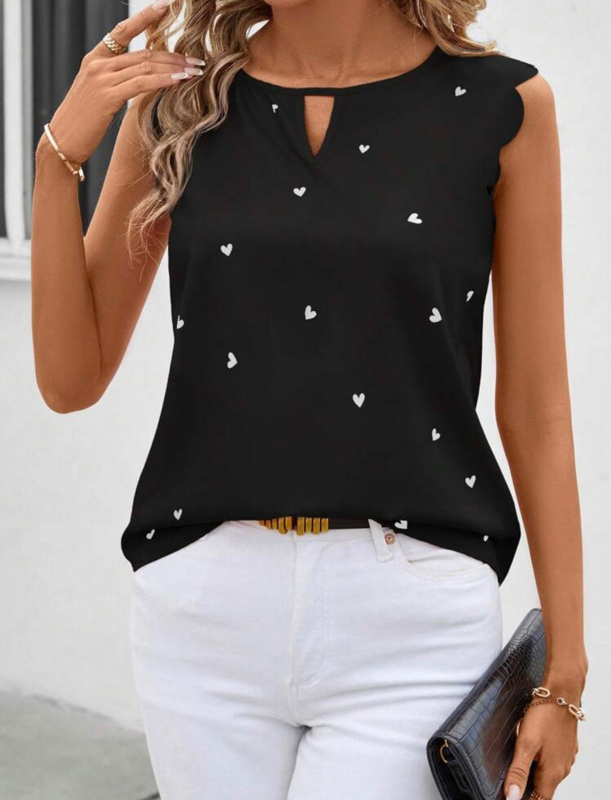 Laura - blusa sin mangas
