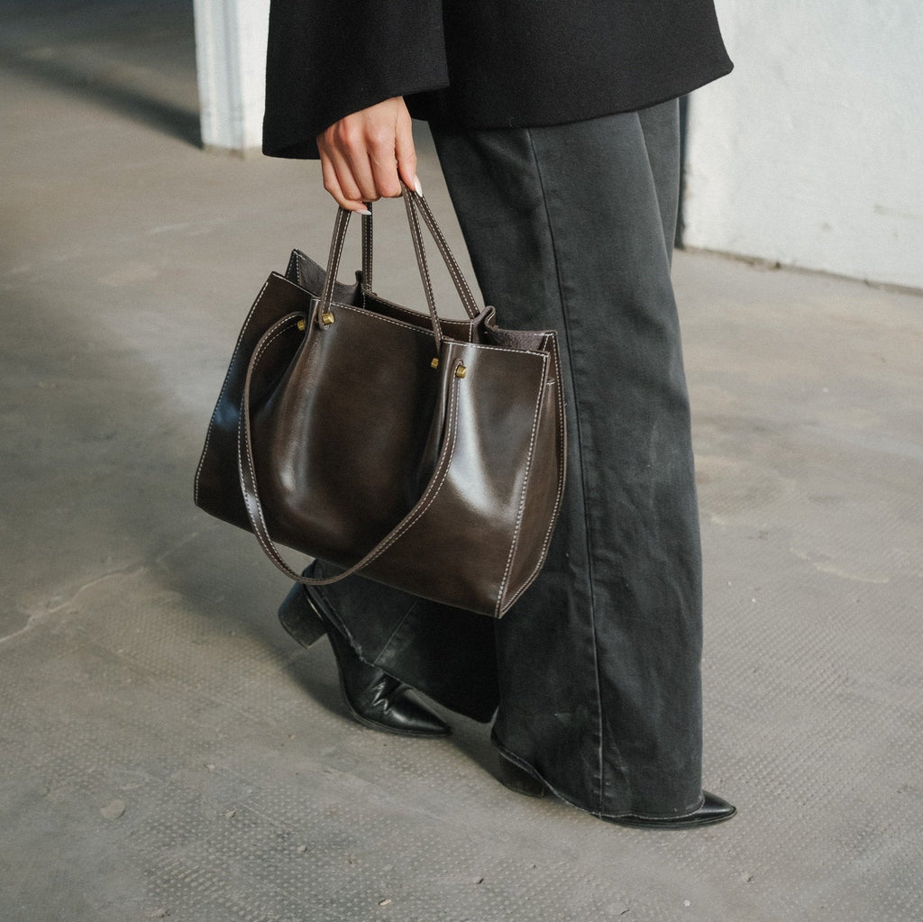 Aurora Vegan Leather Tote