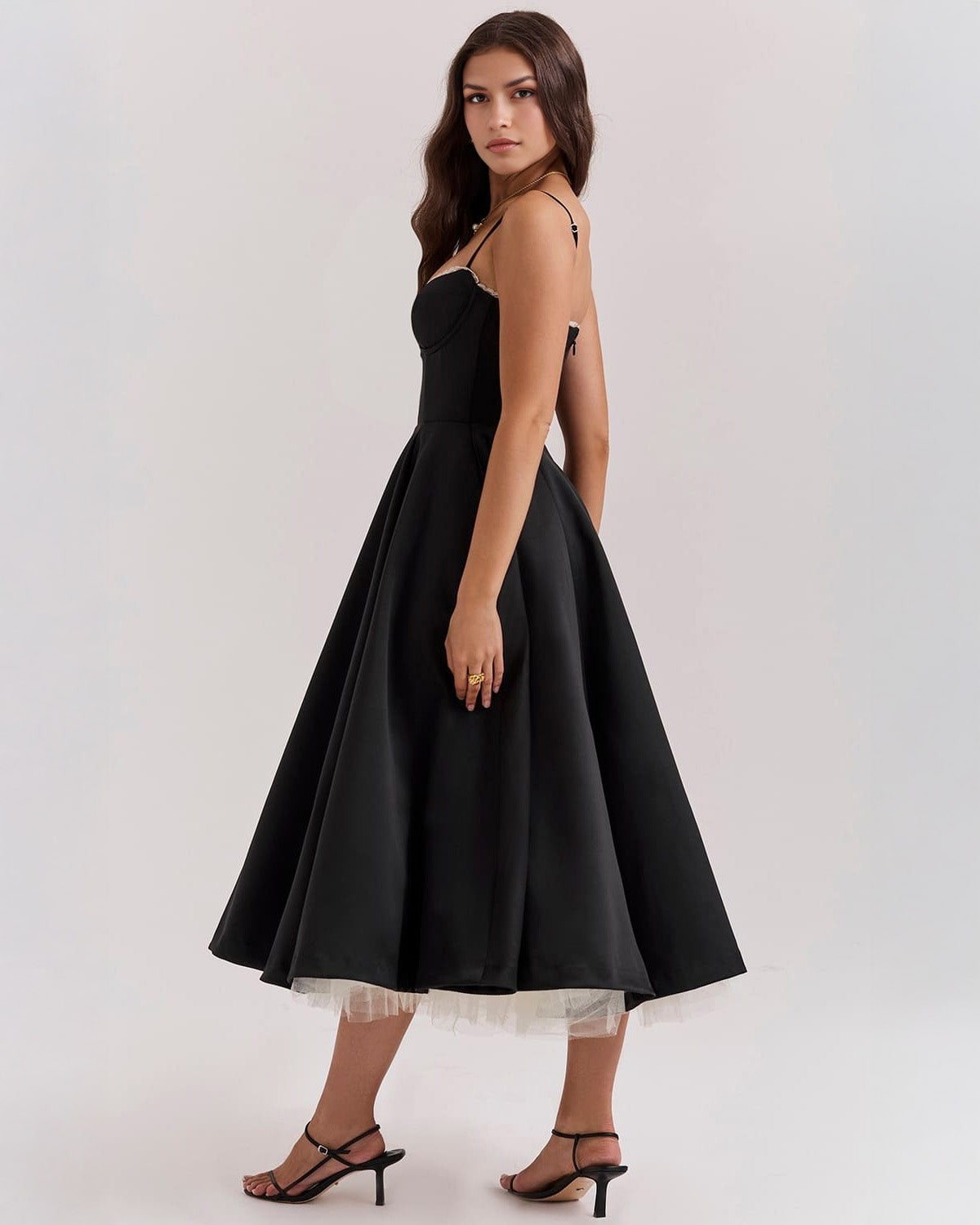 Calista Duchess Midi Dress