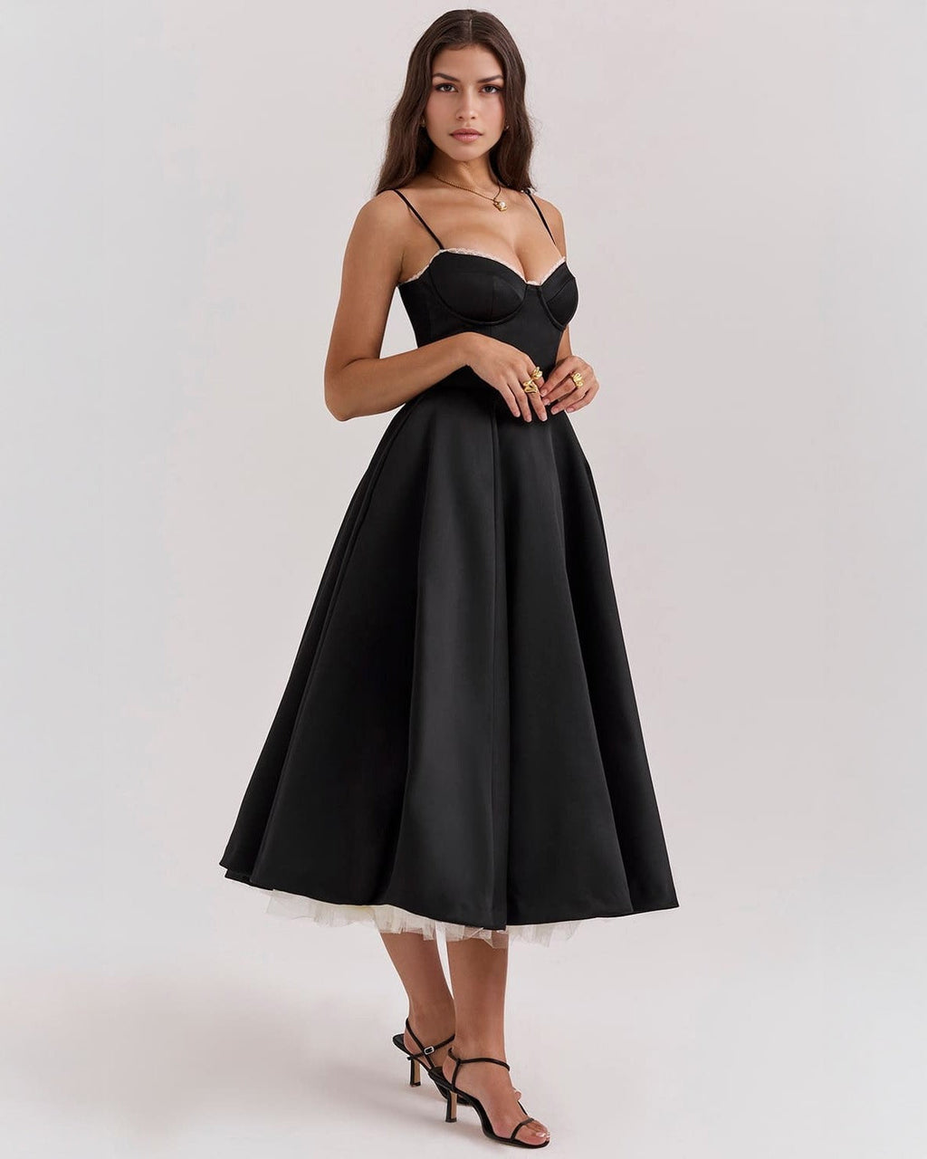 Calista Duchess Midi Dress
