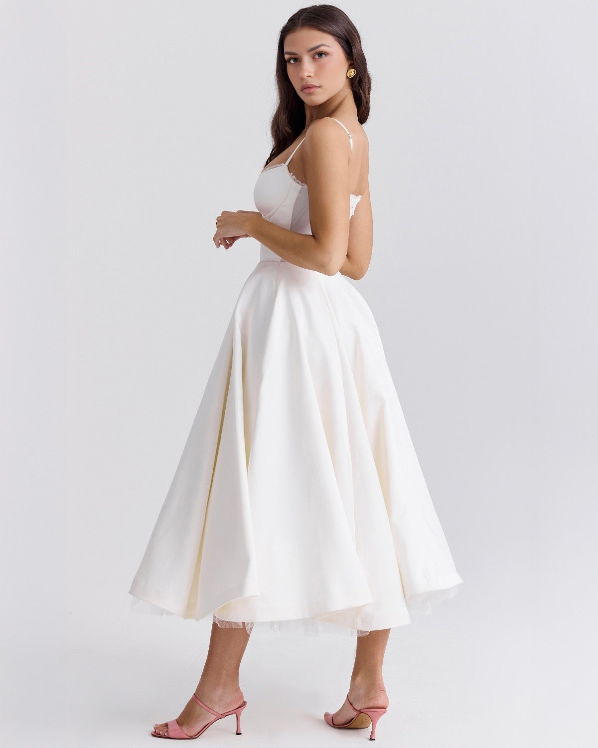 Calista Duchess Midi Dress