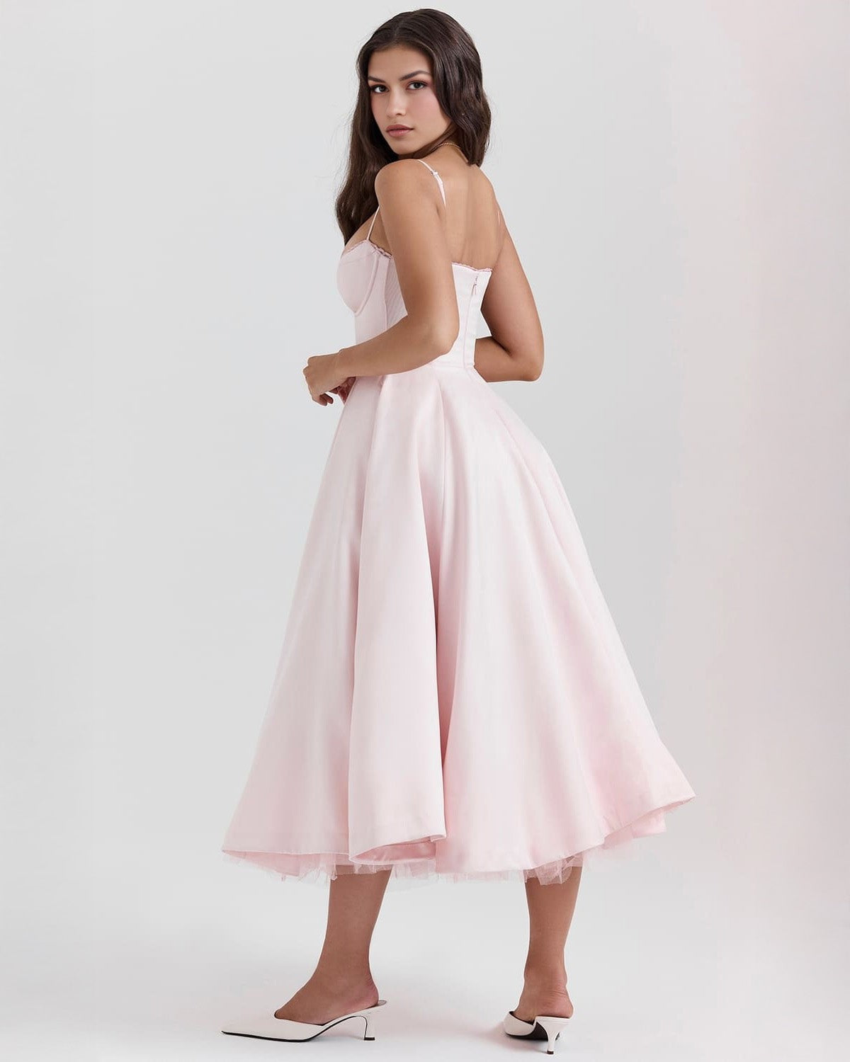 Calista Duchess Midi Dress