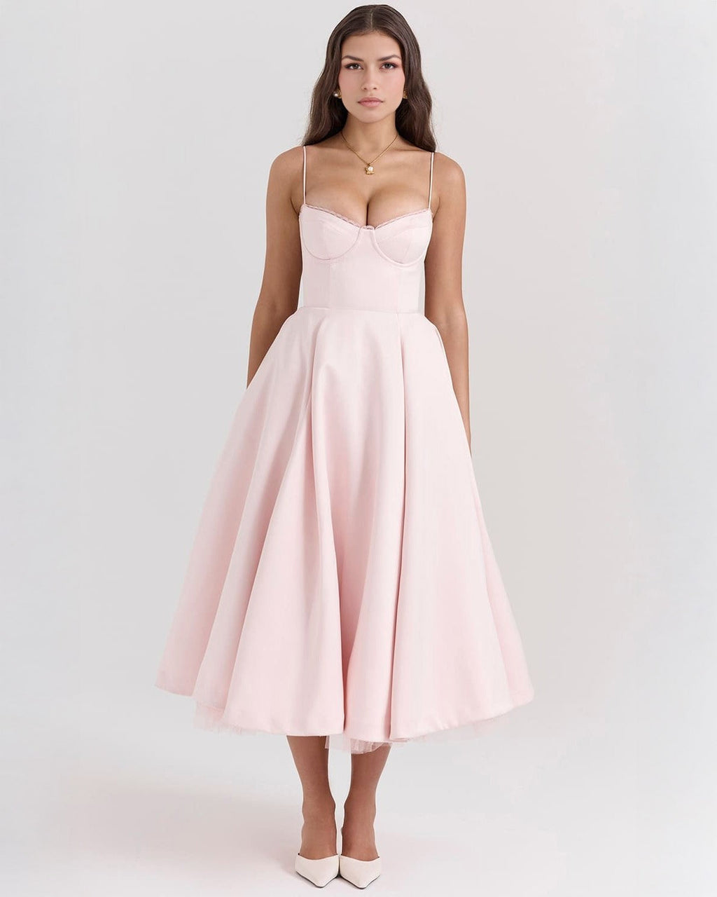 Calista Duchess Midi Dress