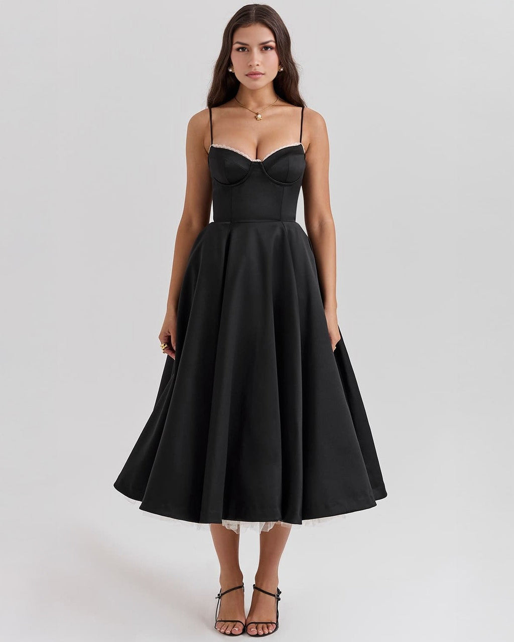 Calista Duchess Midi Dress