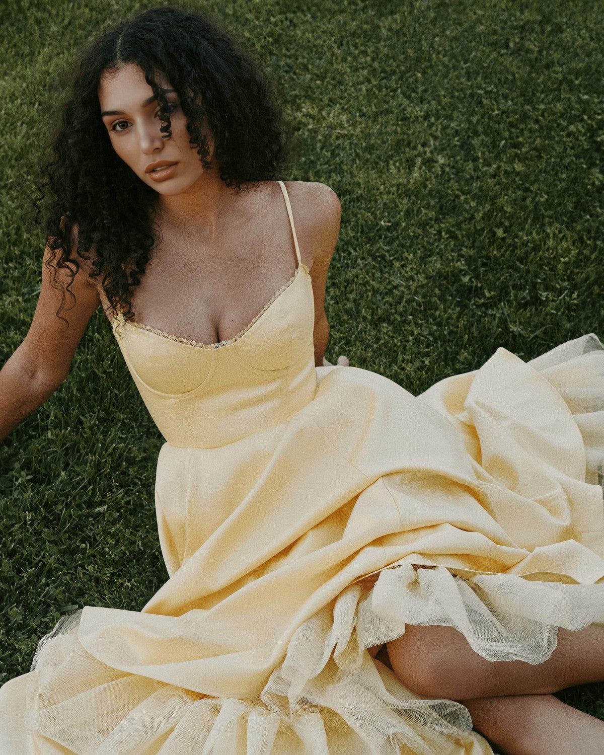 Calista Duchess Midi Dress