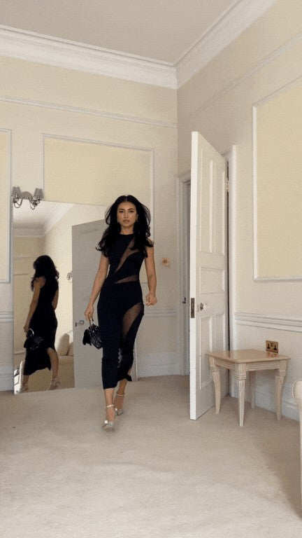 Celeste Cut-Out Midi Dress