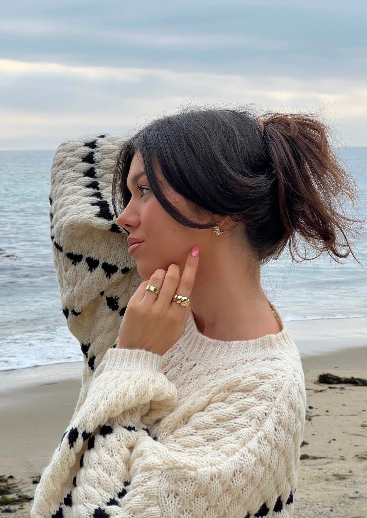 Celeste Puff-Sleeve Pullover