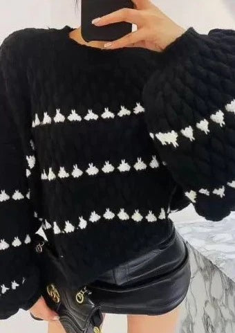Celeste Puff-Sleeve Pullover