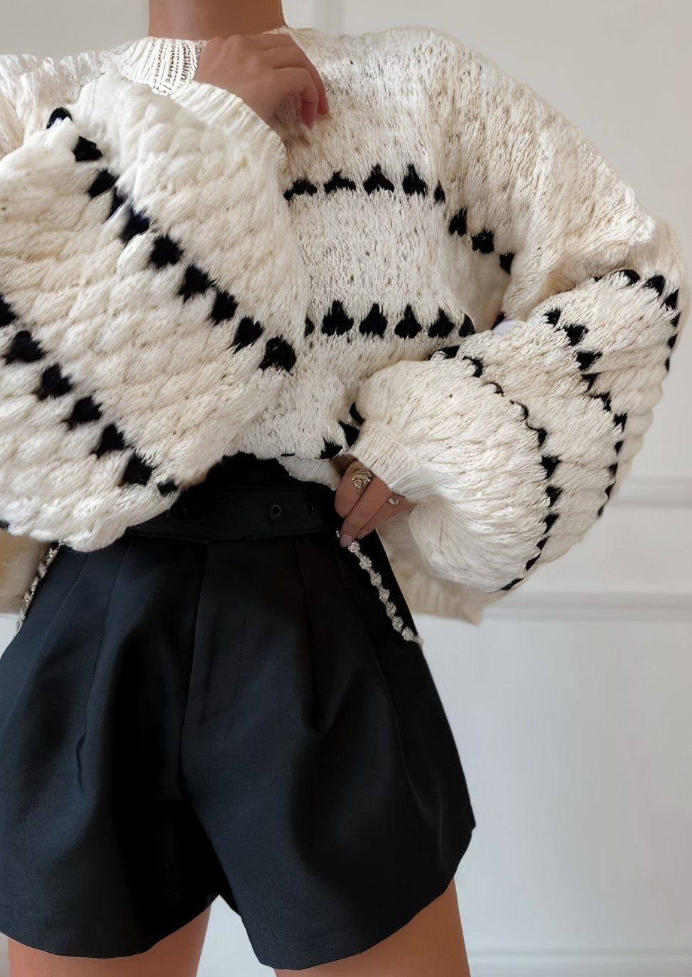 Celeste Puff-Sleeve Pullover