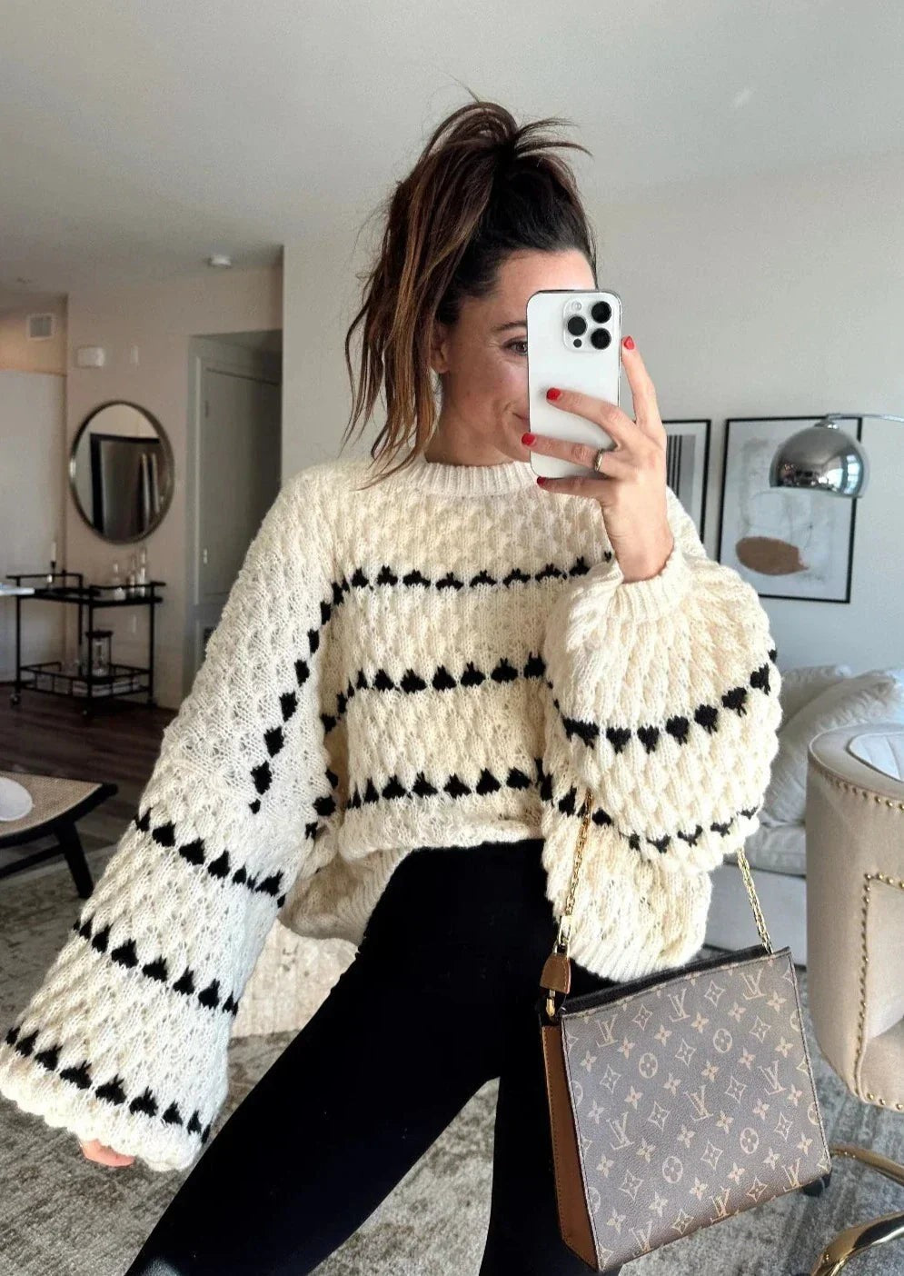 Celeste Puff-Sleeve Pullover