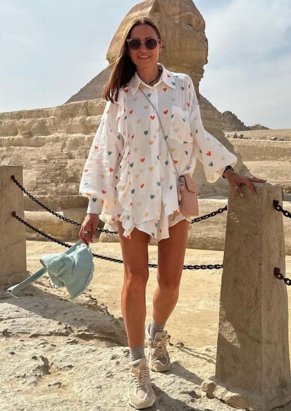 Cora Heart-Print Lounge Set