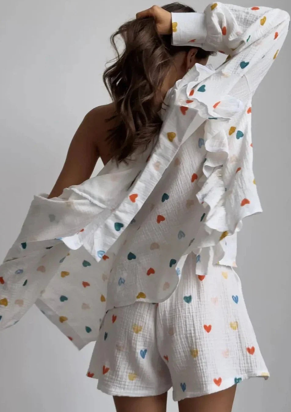 Cora Heart-Print Lounge Set