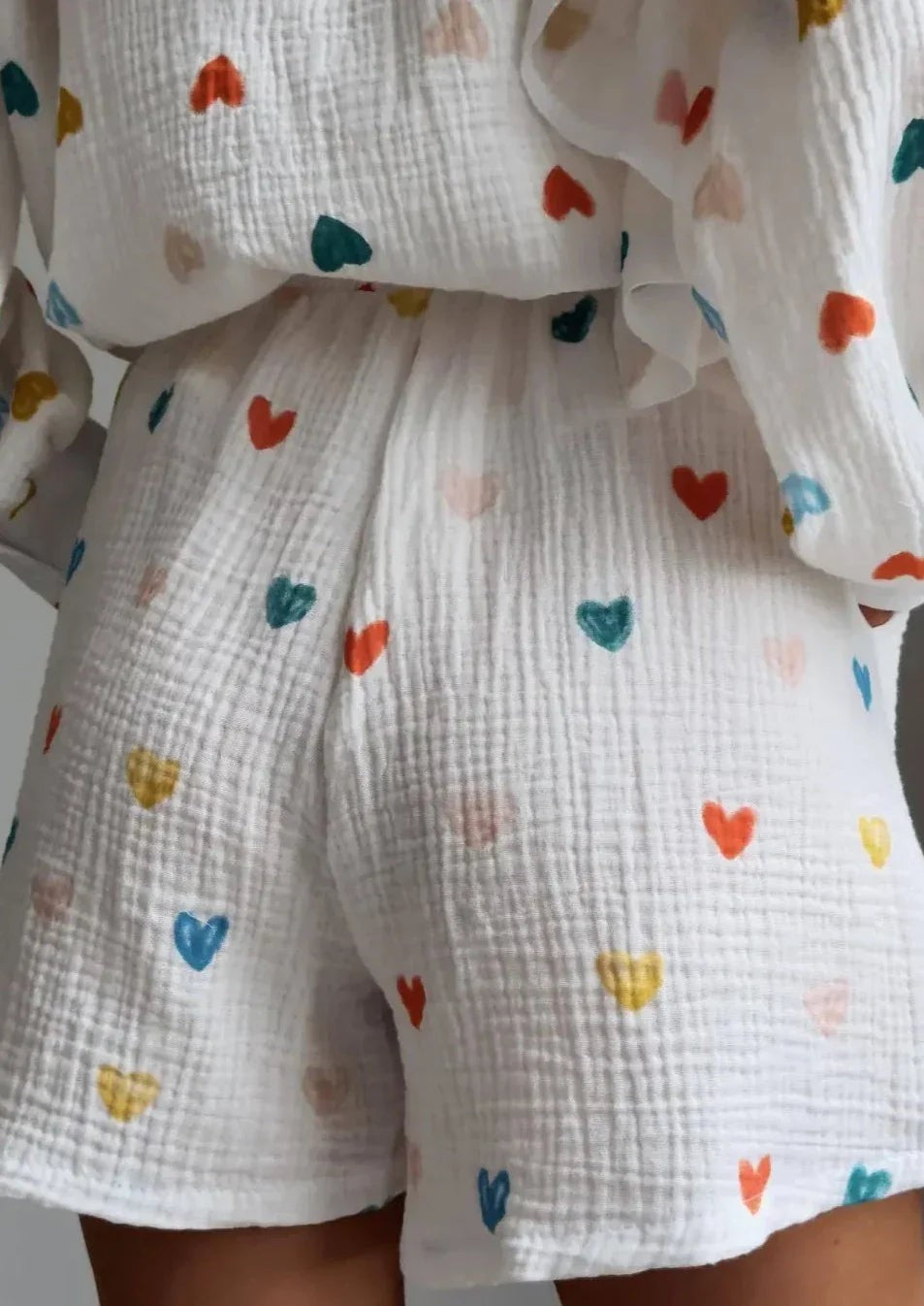 Cora Heart-Print Lounge Set