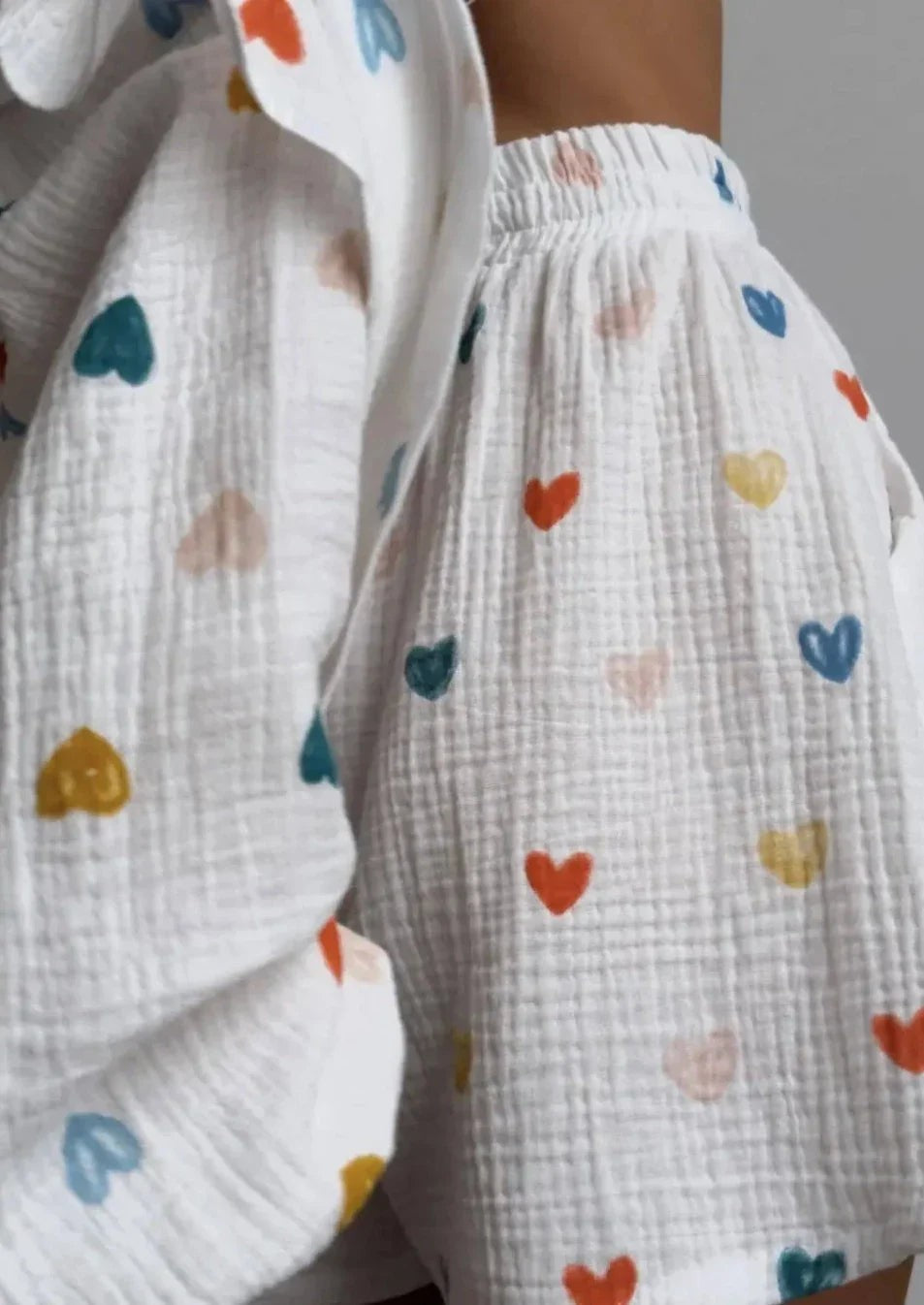 Cora Heart-Print Lounge Set