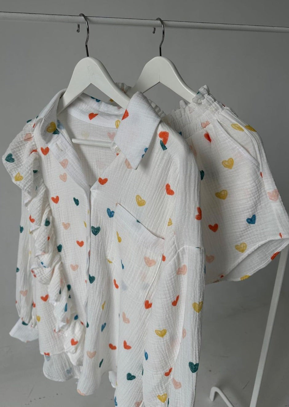 Cora Heart-Print Lounge Set