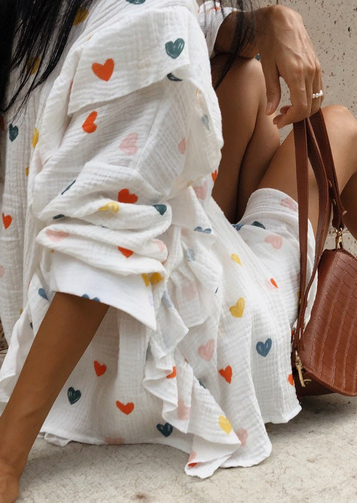 Cora Heart-Print Lounge Set