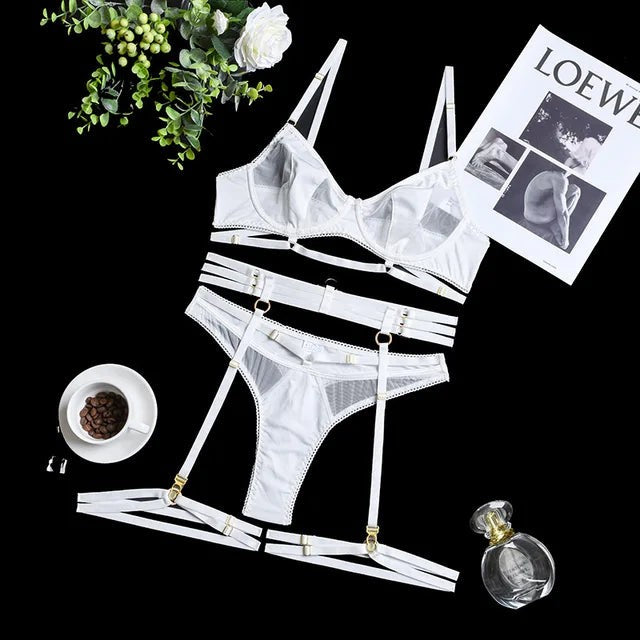 Elora French Lace Lingerie Set