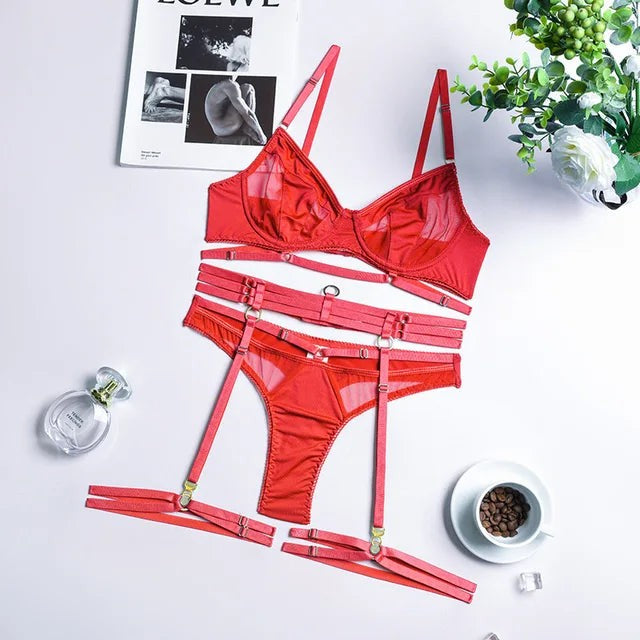 Elora French Lace Lingerie Set