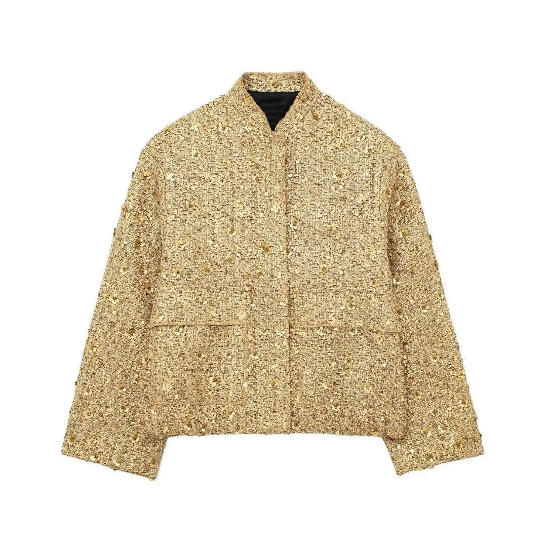 Marquise Sequin-Embroidered Jacket