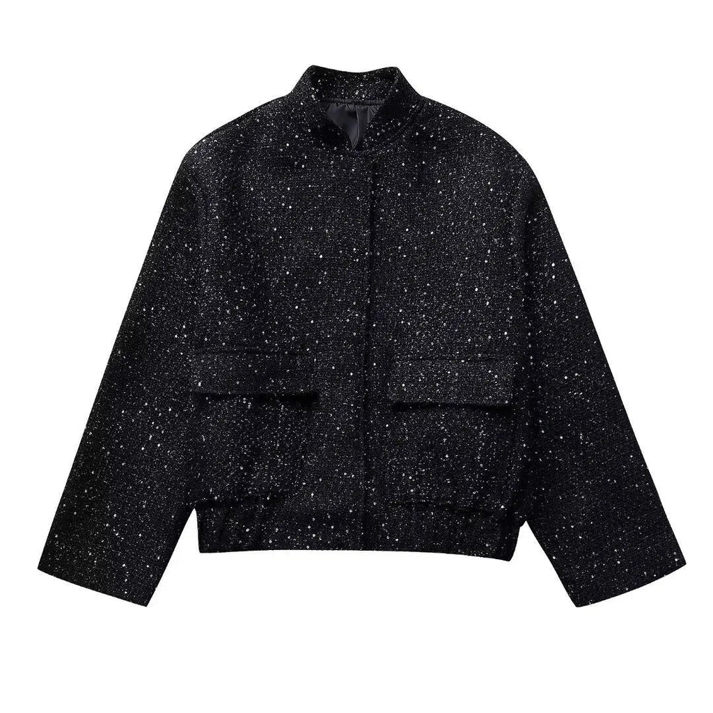 Marquise Sequin-Embroidered Jacket