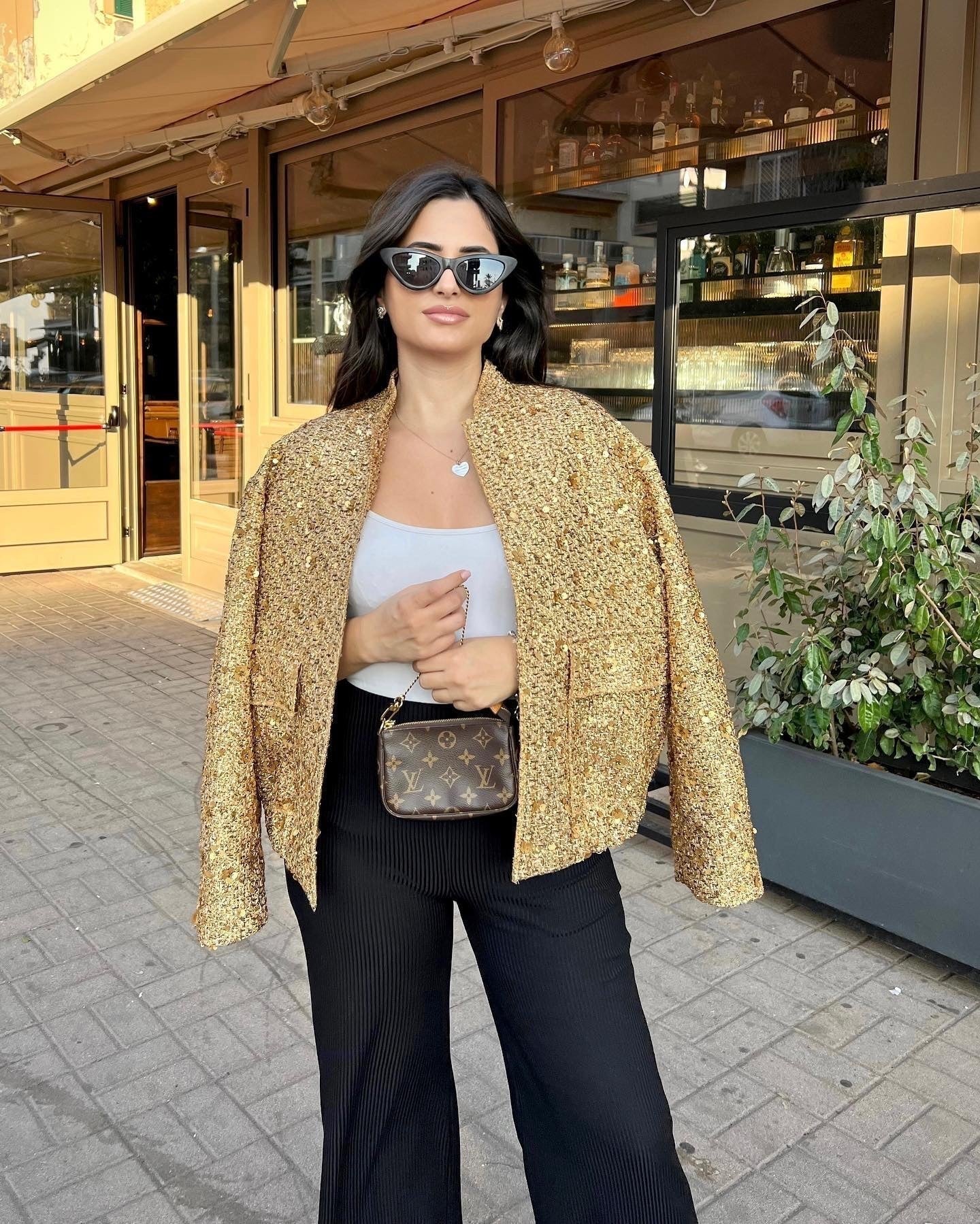 Marquise Sequin-Embroidered Jacket