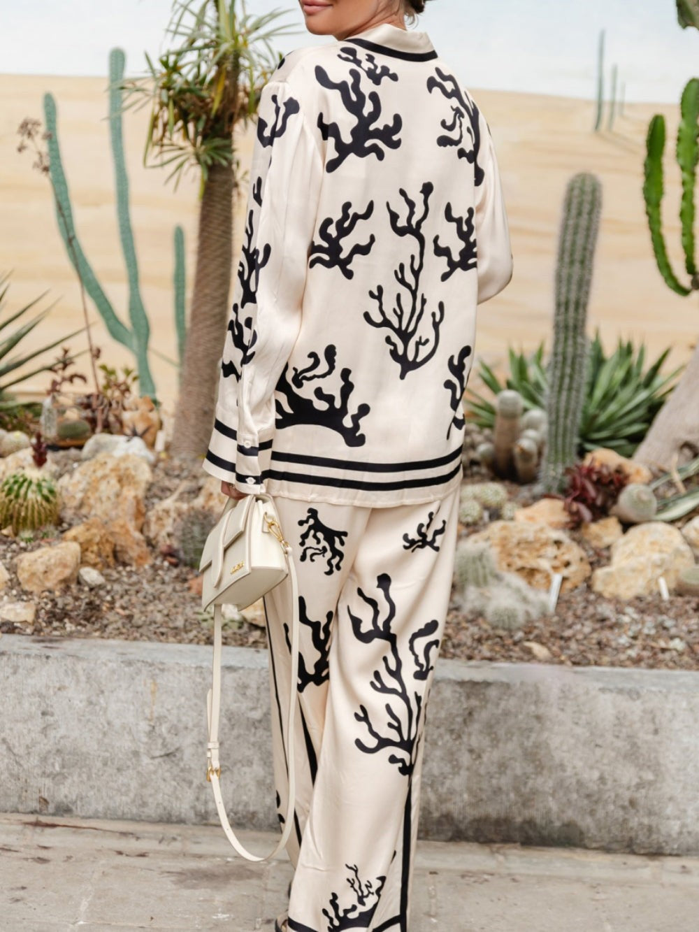 Mirana Satin Two-Piece Set