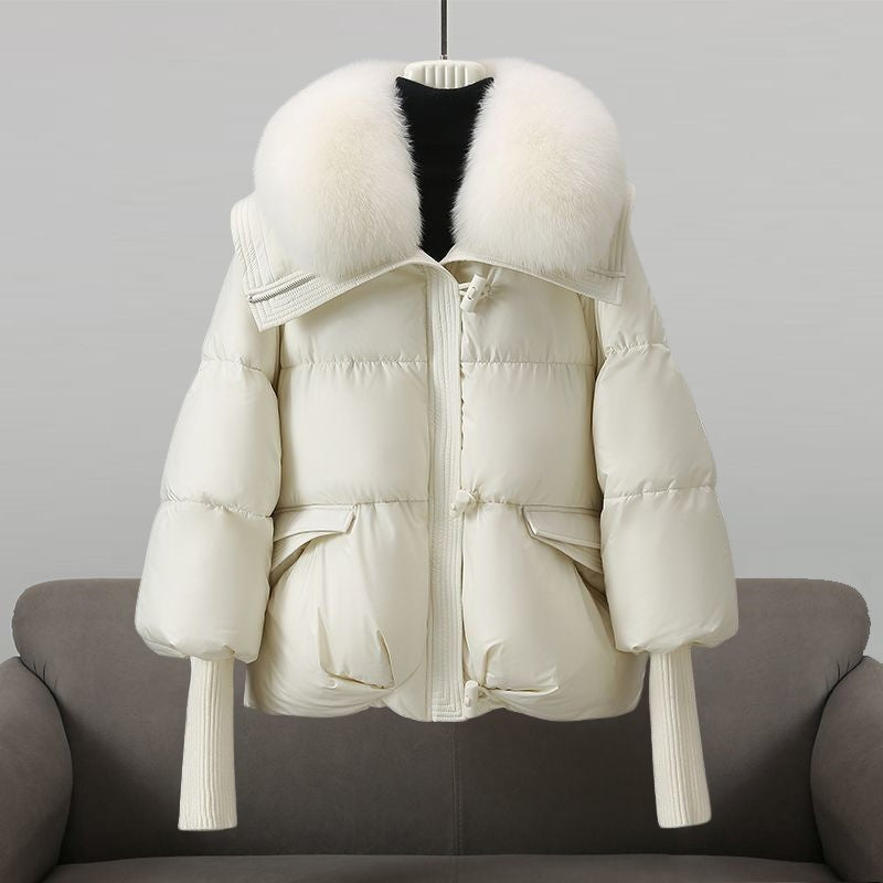 Valine Fur-Trim Puffer Coat