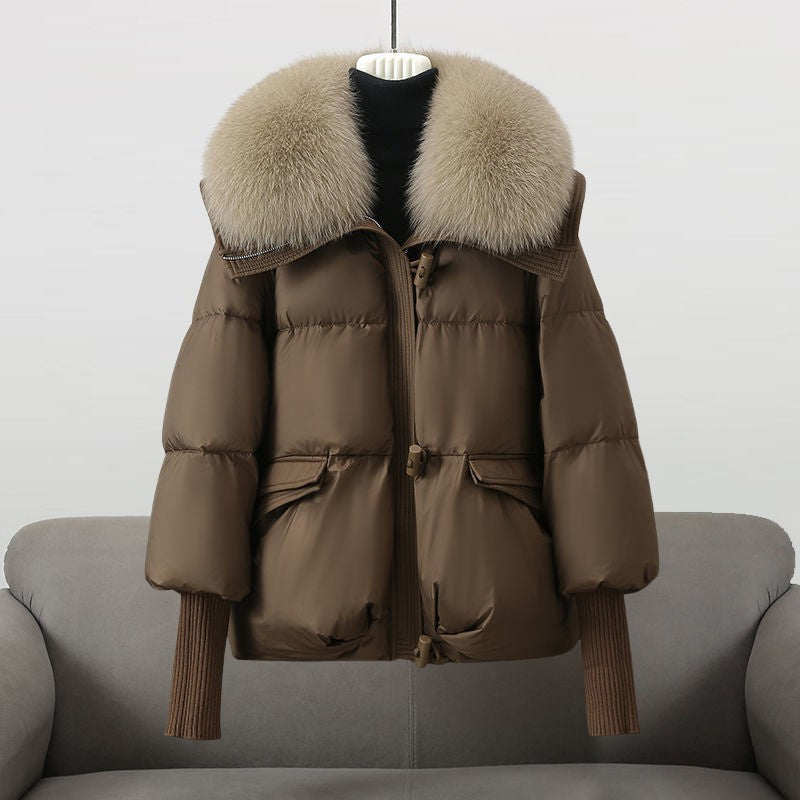 Valine Fur-Trim Puffer Coat