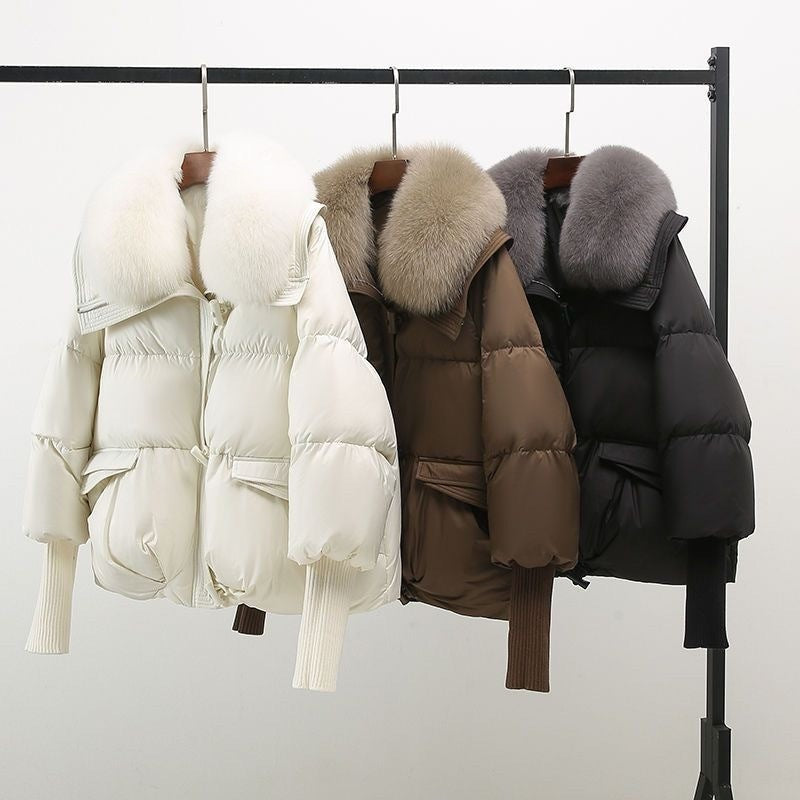 Valine Fur-Trim Puffer Coat
